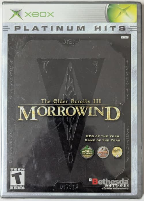 Обложка диска The Elder Scrolls III: Morrowind. Изображение принадлежит Bethesda.