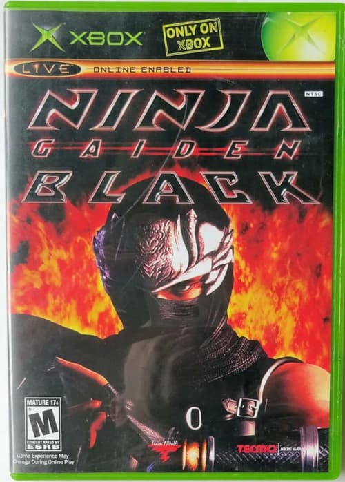 Обложка диска Ninja Gaiden Black. Изображение принадлежит Tecmo.