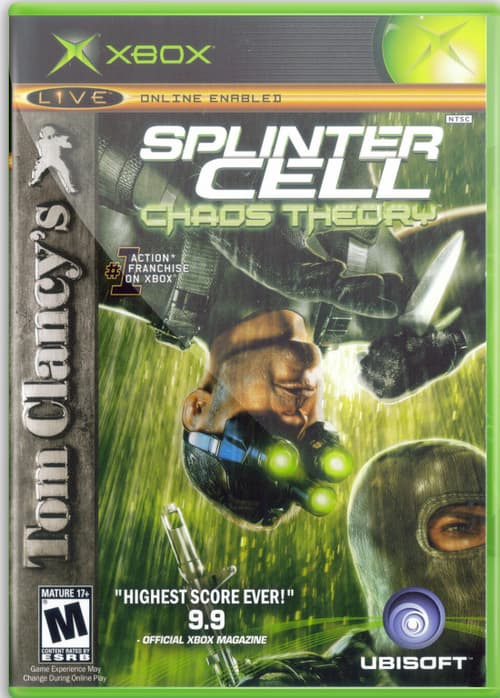 Обложка диска Tom Clancy's Splinter Cell: Chaos Theory. Изображение принадлежит Ubisoft.