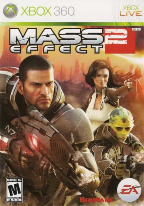 Обложка диска Mass Effect 2. Изображение принадлежит BioWare и EA.