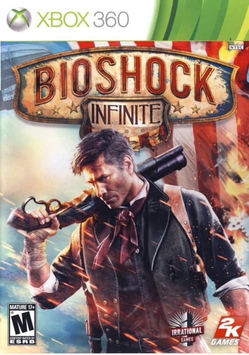 Обложка диска BioShock Infinite. Изображение принадлежит Irrational Games и 2K Games.