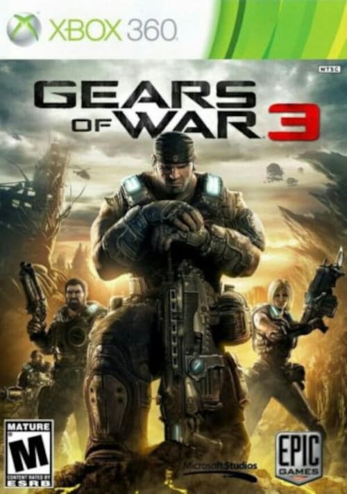 Обложка диска Gears of War 3. Изображение принадлежит Epic Games.