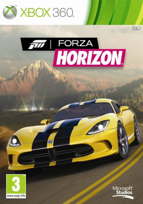 Обложка диска Forza Horizon. Изображение принадлежит Microsoft.