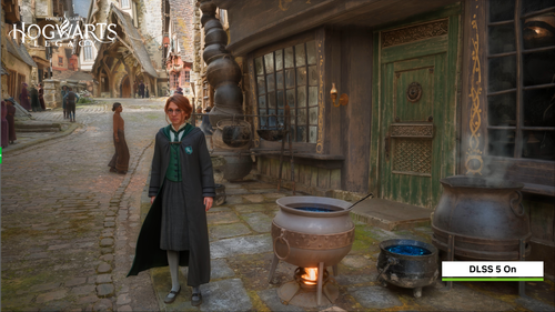 Hogwarts Legacy. DLSS 5 On.