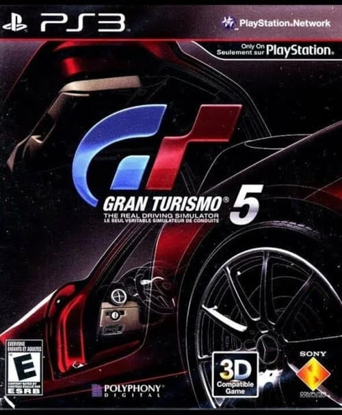 Обложка диска Gran Turismo 5  для PlayStation 3