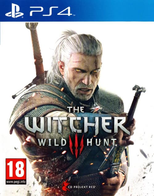 Обложка диска The Witcher 3: Wild Hunt для PlayStation 4