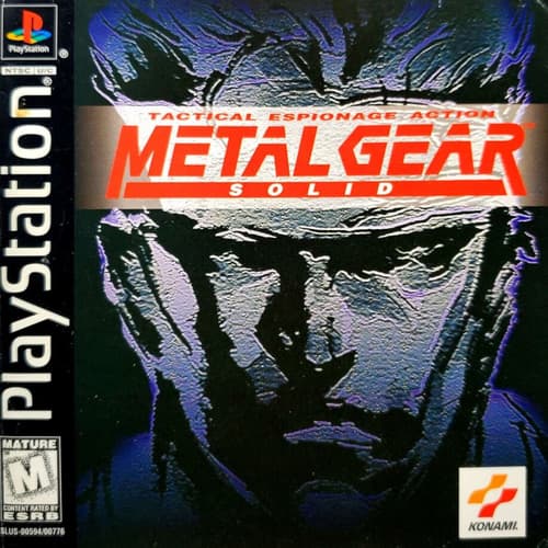 Обложка диска Metal Gear Solid для PlayStation