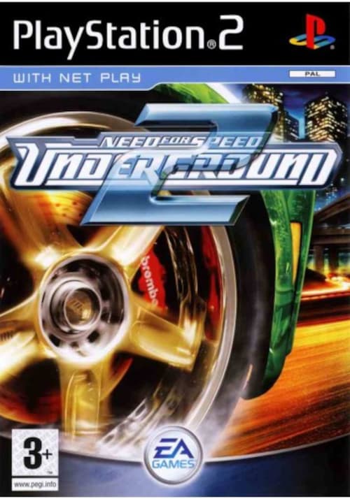 Обложка диска Need for Speed: Underground 2  для PlayStation 2