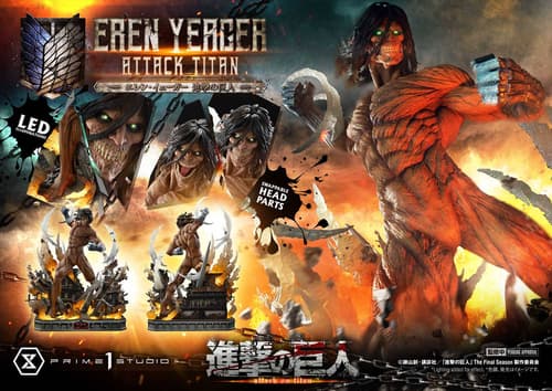 Images copyright Hajime Isayama, Kodansha, and Prime 1 Studio