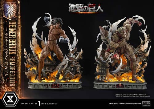 Images copyright Hajime Isayama, Kodansha, and Prime 1 Studio