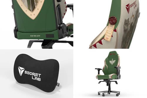 Права на изображения принадлежат Secretlab и Games Workshop