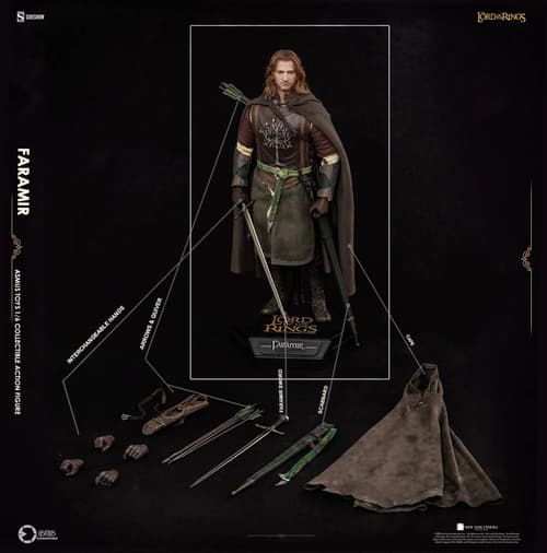 Los derechos de las imágenes pertenecen a Middle-earth Enterprises, New Line Productions, Asmus Toys y Sideshow Collectibles