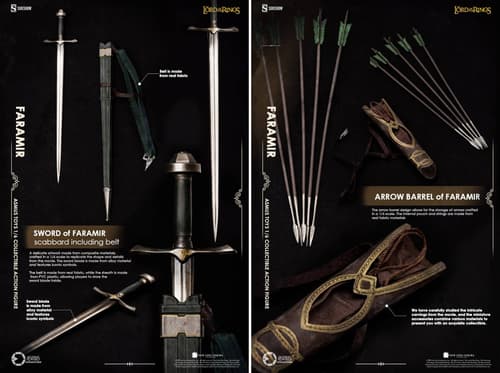 Los derechos de las imágenes pertenecen a Middle-earth Enterprises, New Line Productions, Asmus Toys y Sideshow Collectibles