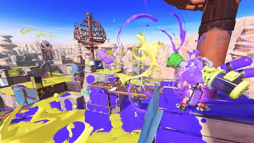 Even in Nintendo shooters, violence is reduced to friendly paintball