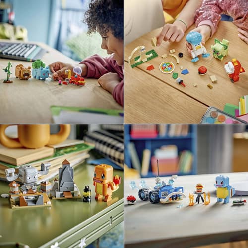 Los derechos de las imágenes pertenecen a Lego Group, Game Freak, Creatures y Nintendo