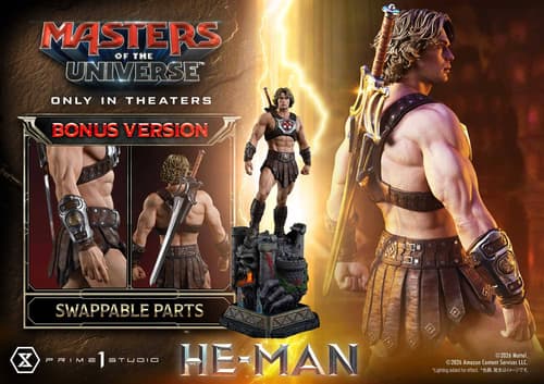 Images are copyrighted by Mattel, Amazon Content Services, and Prime 1 Studio