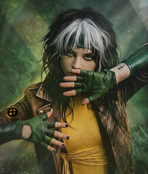Fan art of Sophie Thatcher as Rogue by StefanMorse