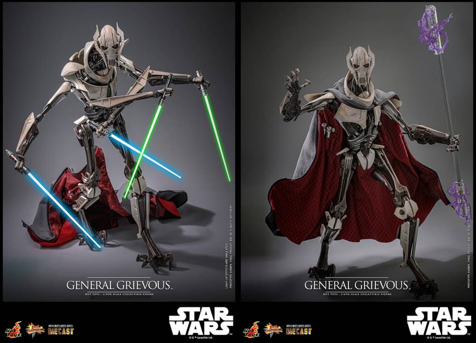 The rights to the images belong to Lucasfilm and Hot Toys