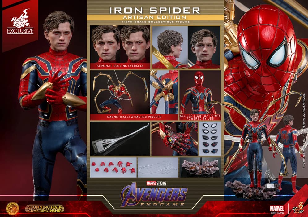 Los derechos de las imágenes pertenecen a Marvel y Hot Toys