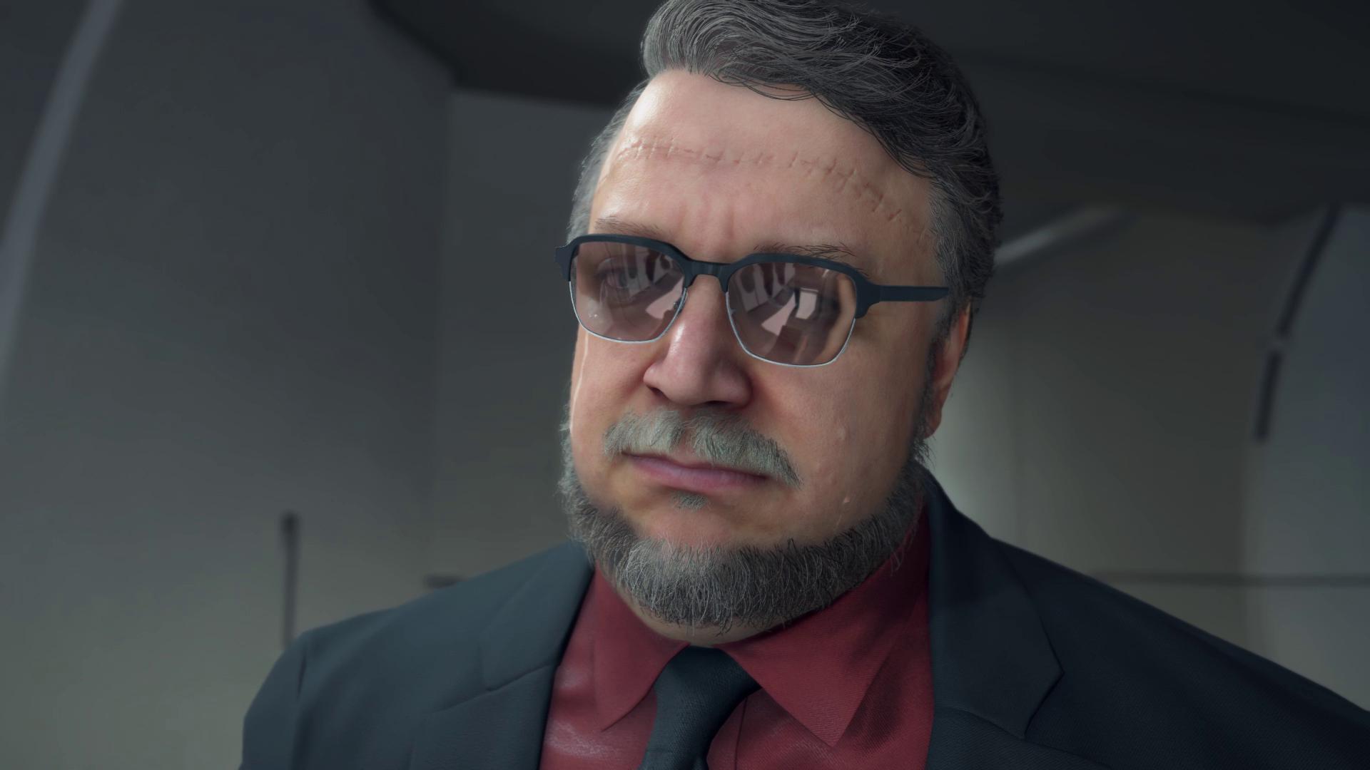 Гильермо дель Торо в роли Дэдмена в Death Stranding